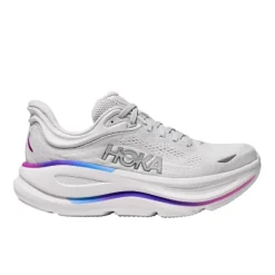 Hoka Women's Wide Bondi 9 Cosmic Grey/White