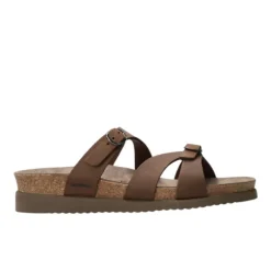 Mephisto Women's Hannel Sandals Dark Brown