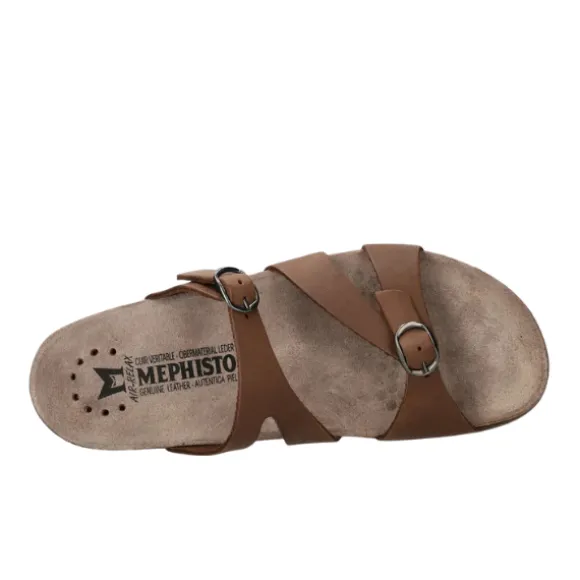 Mephisto Women's Hannel Sandals Dark Brown