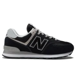 New Balance Unisex 574 Black with White