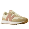 New Balance Women's 327 Brown/White
