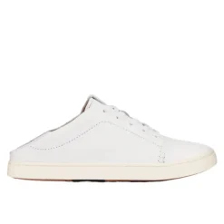 Olukai Women's Pehuea Lī ‘Ili Leather White