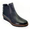 Reverse Women's Galway Wedge Bootie Wide Black