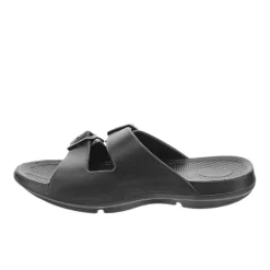 Sovella Men's Buckle Slide Black