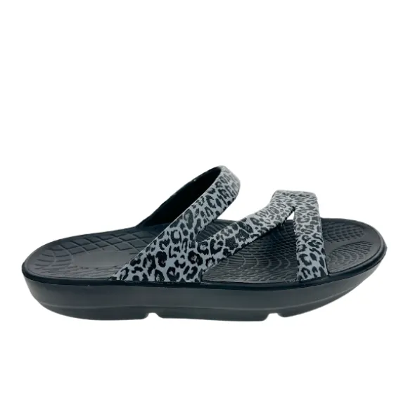 Sovella Women's PF Slide Black/Leopard