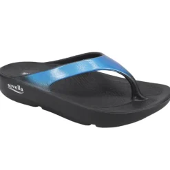Sovella Women's PF Thong Blue/Metallic