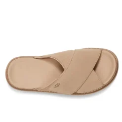 UGG Women's Goldenstar Cross Slide Driftwood