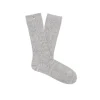 UGG Women's Rib Knit Slouchy Crew Sock Grey